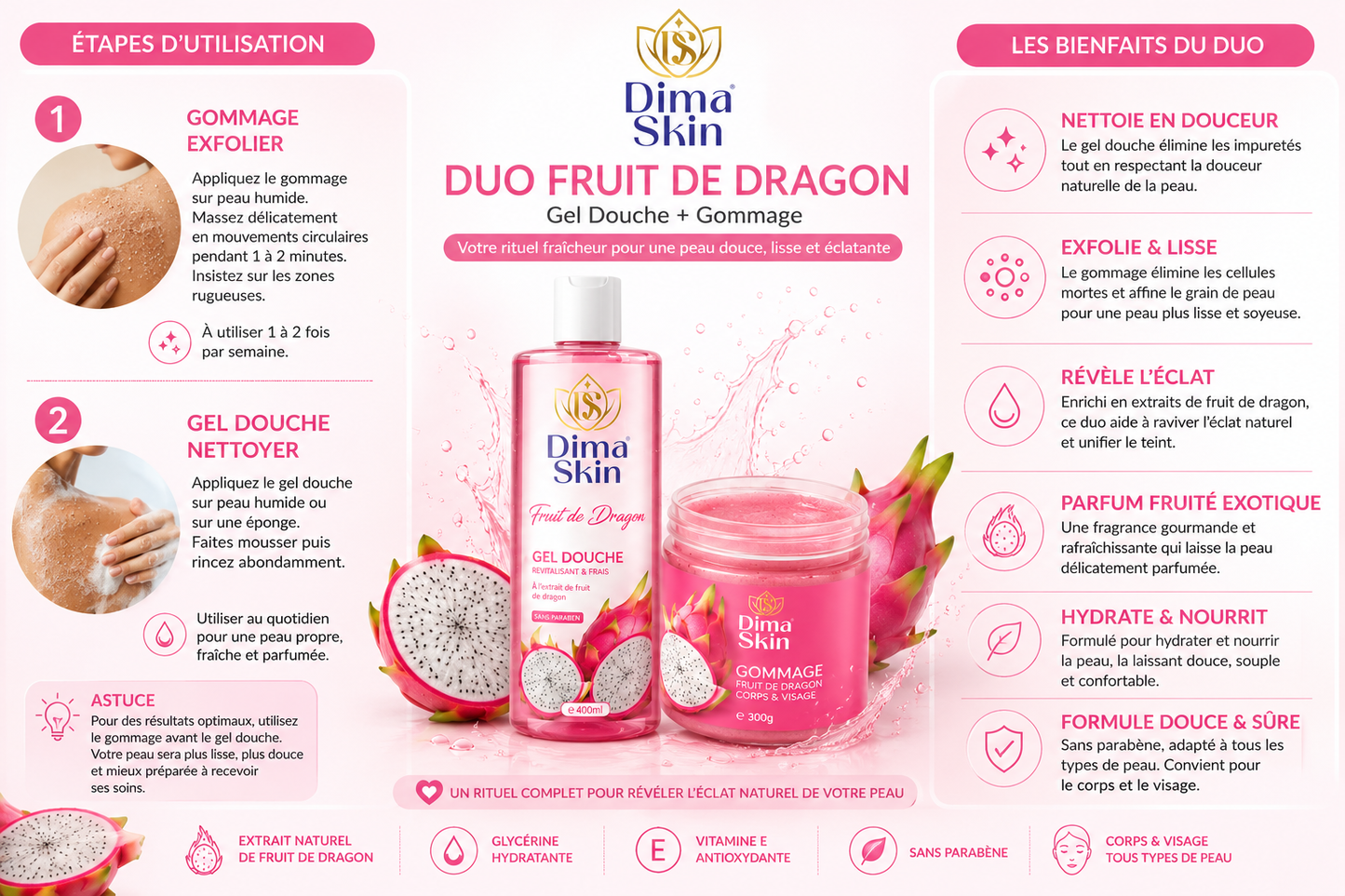 Pack Duo Fruit de Dragon